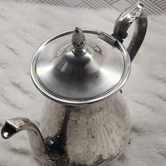 Vintage Bristol Silver EPCA Silver-Plated Ornate Footed Pitcher - Picture 6 of 10